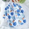 New floral shirts, short-sleeved men's loose student fashion floral shirts, couple beach jackets, thin Hawaiian summer Application Scenario